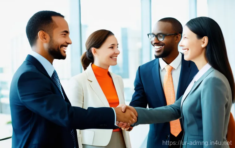 행정관리사 커뮤니티 추천 - **Prompt 1: Dynamic Professional Networking Event**
"A vibrant and bustling professional networ...