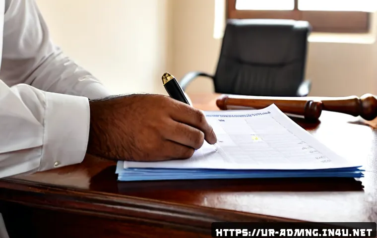 Home 15 행정관리사 실무에서 꼭 아는 법률 - Photorealistic administrative law workplace scene in Pakistan, an organized Urdu-speaking office pro...
